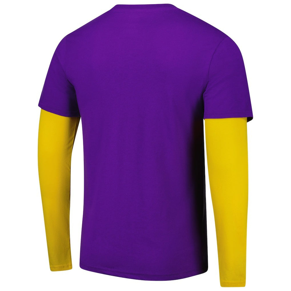 Los Angeles Lakers Stadium Essentials Unisex Spectator 2fer Long Sleeve T-Shirt Online