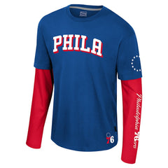 Philadelphia 76ers Stadium Essentials Unisex Spectator 2fer Long Sleeve T-Shirt On Sale