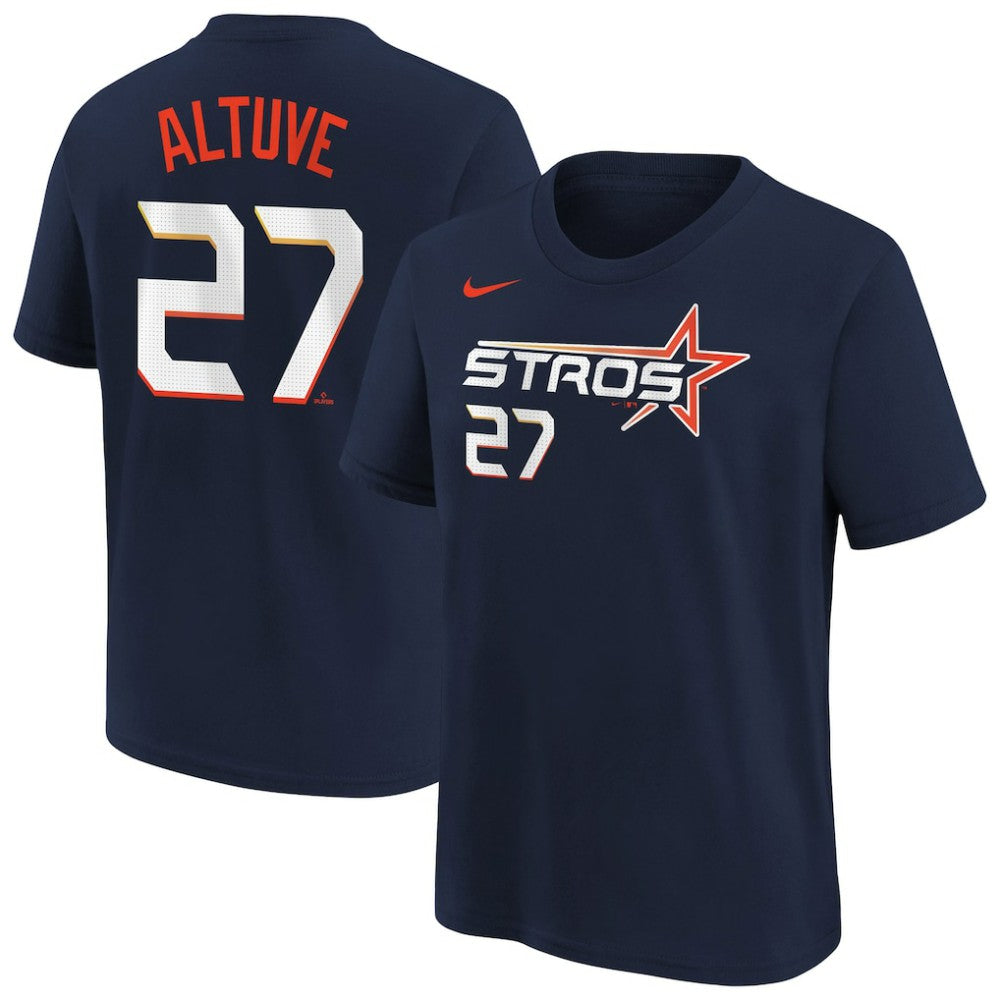 Jose Altuve Houston Astros Nike Youth Fuse City Connect Name & Number T-Shirt | MLB Outlet