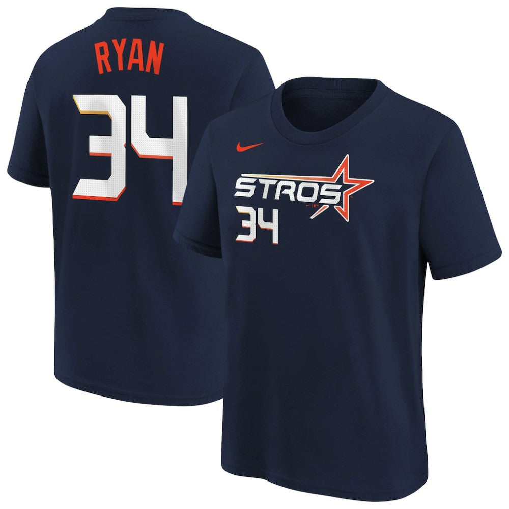 Nolan Ryan Houston Astros Nike Youth Fuse City Connect Name & Number T-Shirt | MLB Discount