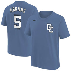 CJ Abrams Washington Nationals Nike Youth Fuse City Connect Name & Number T-Shirt | MLB Near me