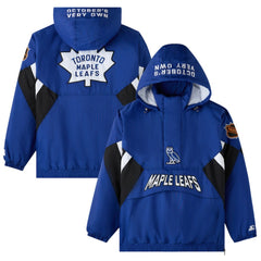 Toronto Maple Leafs OVO x Starter Half-Zip Hooded Jacket Sale