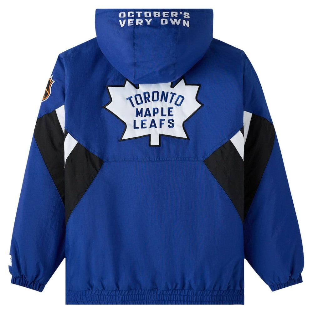 Toronto Maple Leafs OVO x Starter Half-Zip Hooded Jacket Sale