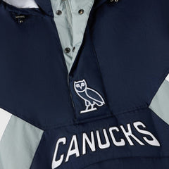 Vancouver Canucks OVO x Starter Half-Zip Hooded Jacket Discount