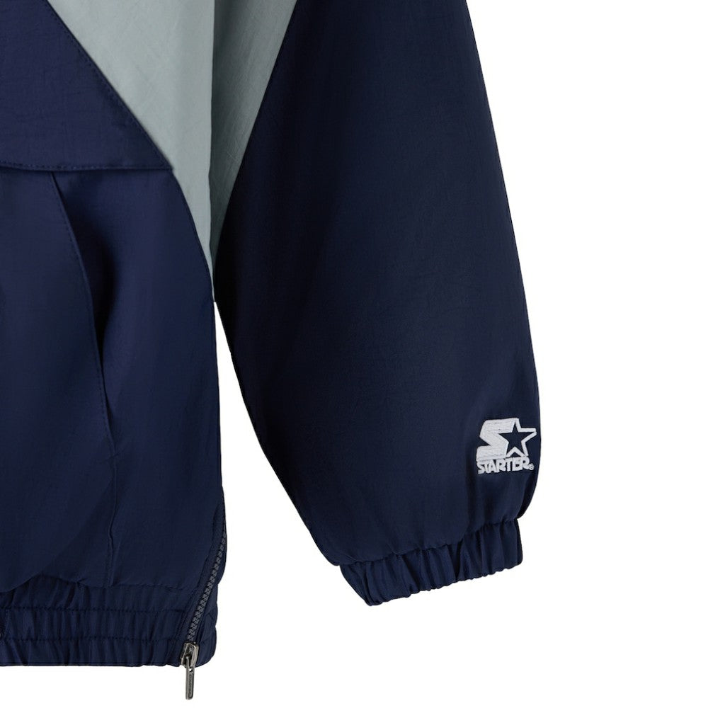 Vancouver Canucks OVO x Starter Half-Zip Hooded Jacket Discount