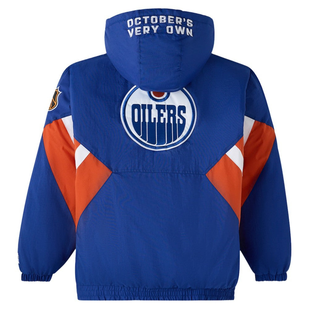 Edmonton Oilers OVO x Starter Half-Zip Hooded Jacket Online