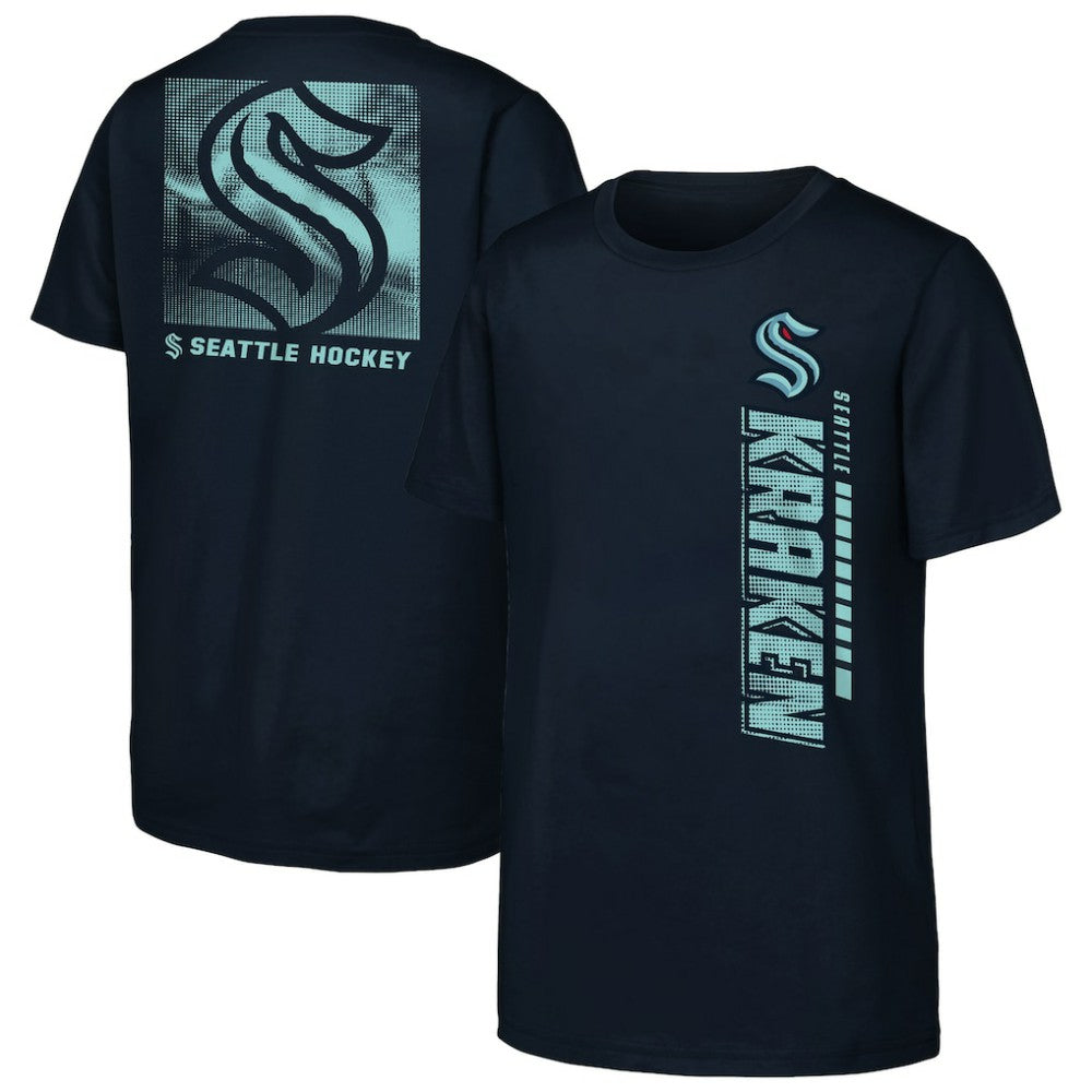 Seattle Kraken Youth Atmosphere T-Shirt On Sale