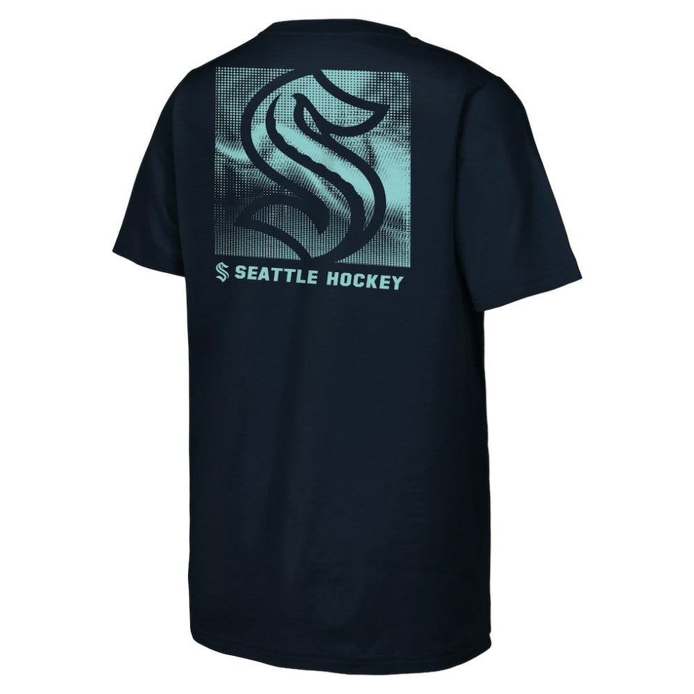 Seattle Kraken Youth Atmosphere T-Shirt On Sale