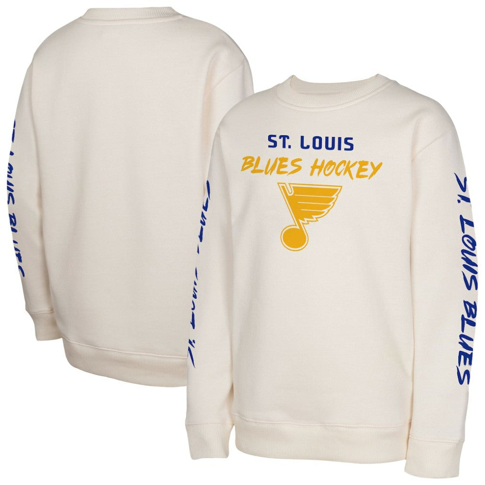 St. Louis Blues Youth Star Power Pullover Sweatshirt Discount