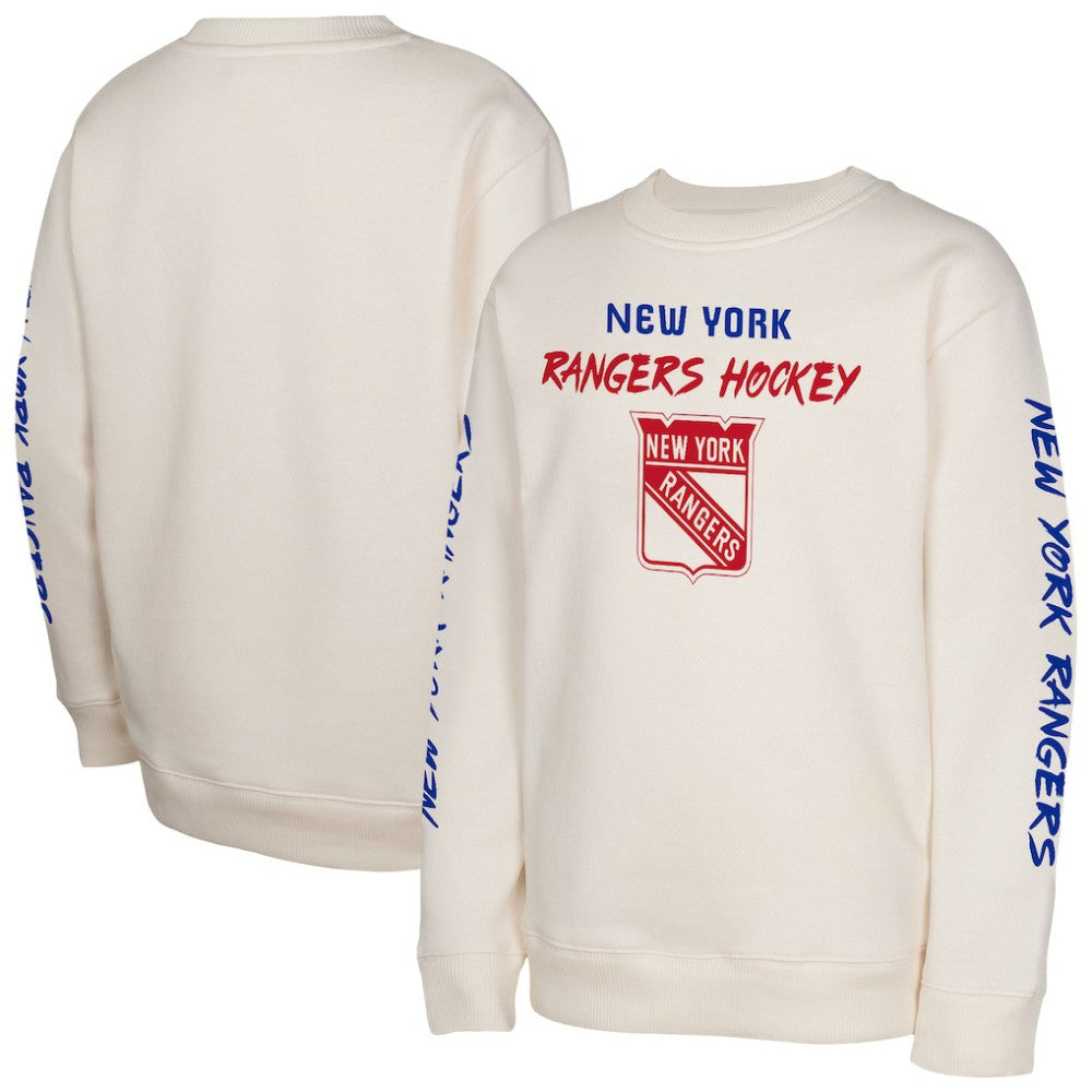 New York Rangers Youth Star Power Pullover Sweatshirt Discount