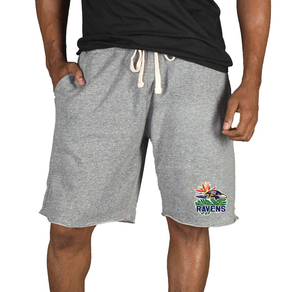 Baltimore Ravens  Concepts Sport Mainstream Tri-Blend Shorts