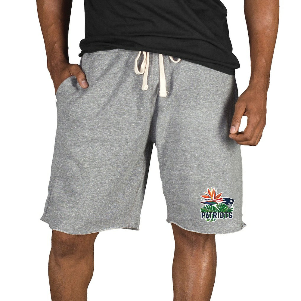New England Patriots  Concepts Sport Mainstream Tri-Blend Shorts
