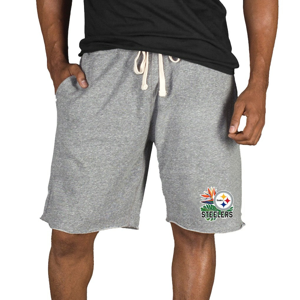 Pittsburgh Steelers  Concepts Sport Mainstream Tri-Blend Shorts