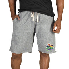 Minnesota Vikings  Concepts Sport Mainstream Tri-Blend Shorts
