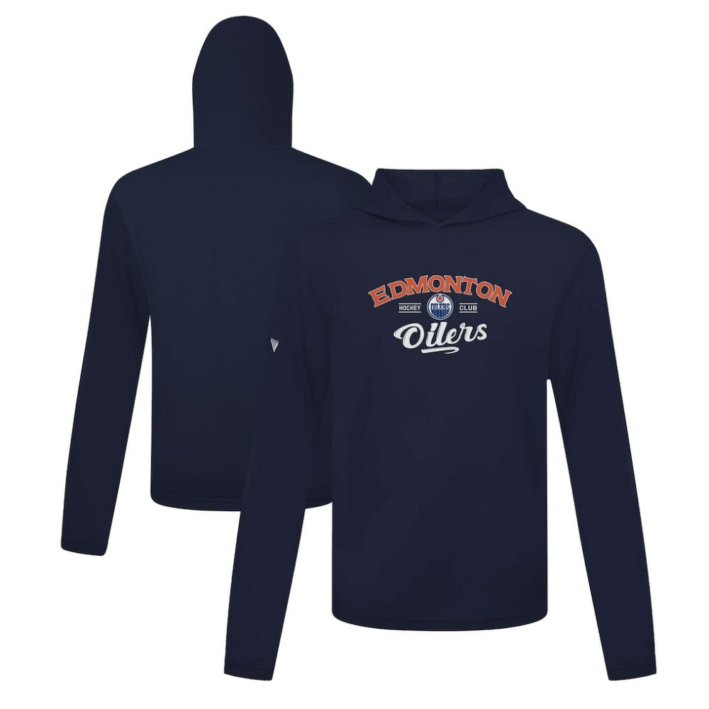 Edmonton Oilers Levelwear Anthem Ice Wall Pullover Hoodie Discount