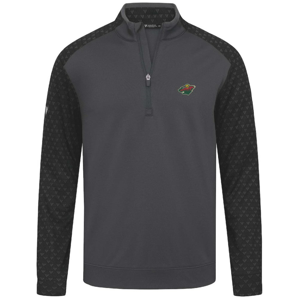 Minnesota Wild Levelwear Aztec Insignia Core Quarter-Zip Pullover Top Online