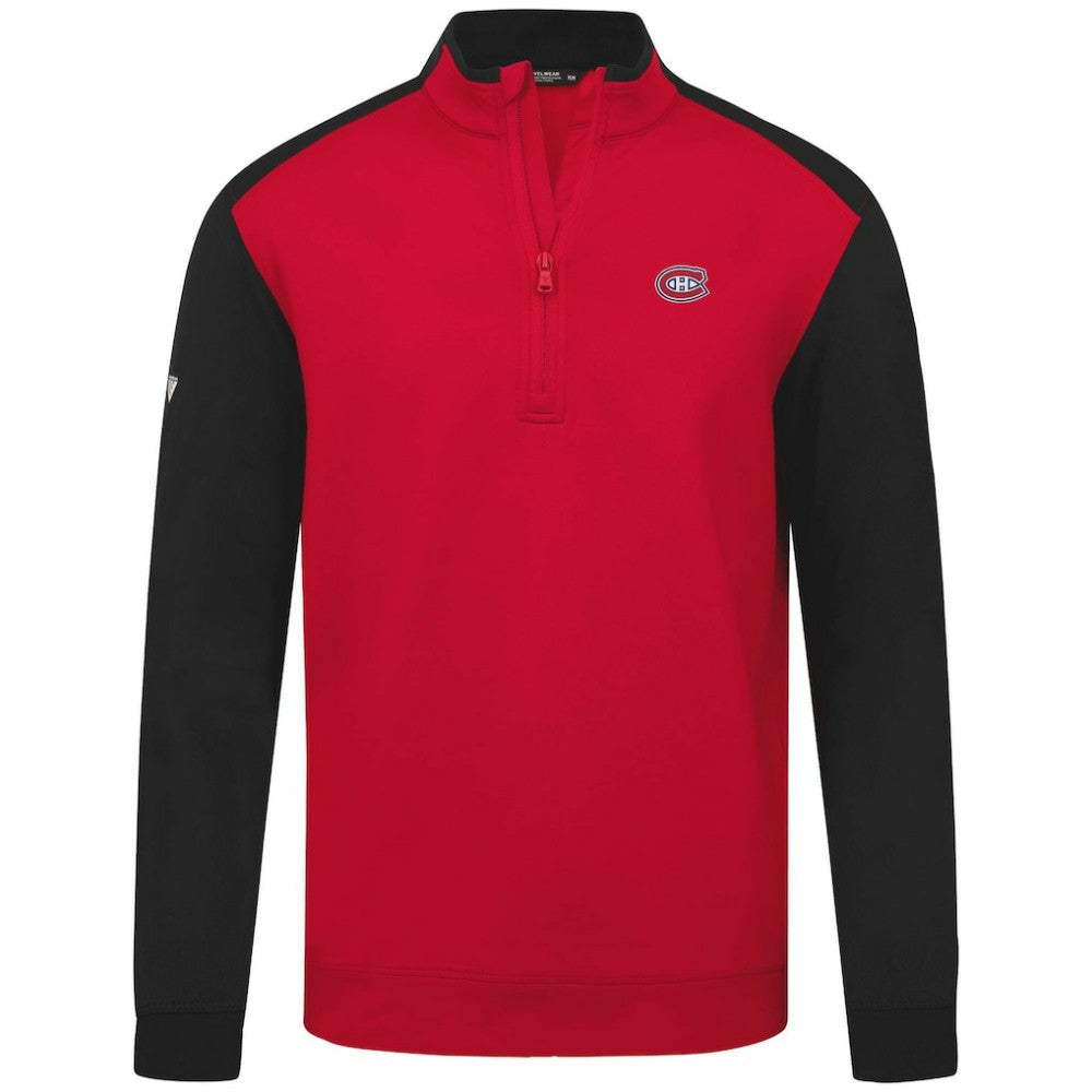 Montreal Canadiens Levelwear Bayou Insignia Core Quarter-Zip Pullover Top Online