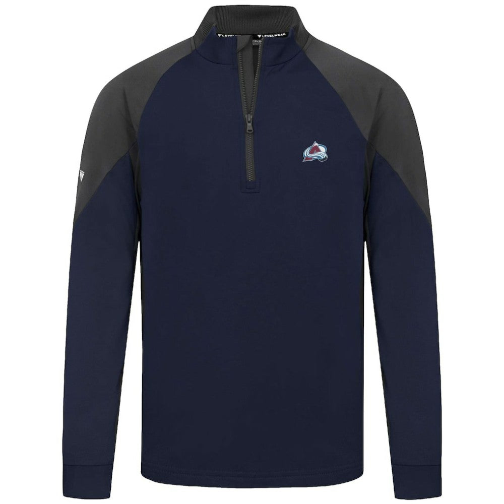 Colorado Avalanche Levelwear Cadet Insignia Core Quarter-Zip Pullover Top Outlet