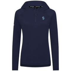 Seattle Kraken Levelwear Women's Raven Insignia Core Quarter-Zip Jacket Outlet