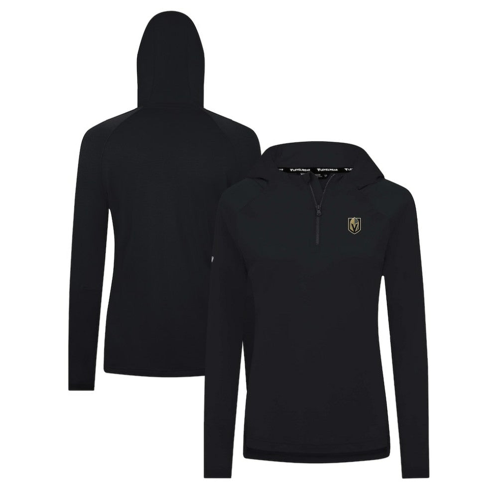 Vegas Golden Knights Levelwear Women's Raven Insignia Core Quarter-Zip Jacket Discount