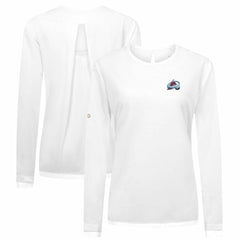 Colorado Avalanche Levelwear Women's Sequoia Primary Logo Long Sleeve T-Shirt For Sale