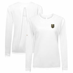 Vegas Golden Knights Levelwear Women's Sequoia Primary Logo Long Sleeve T-Shirt On Sale