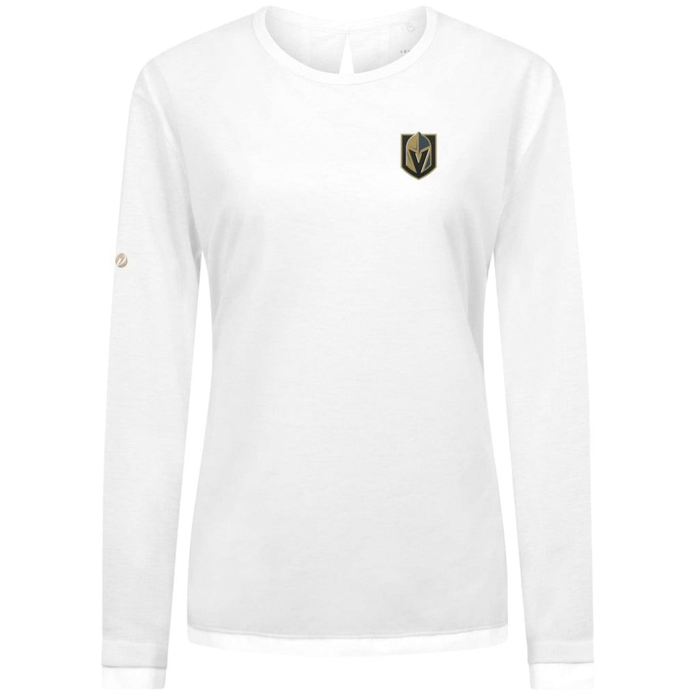 Vegas Golden Knights Levelwear Women's Sequoia Primary Logo Long Sleeve T-Shirt On Sale