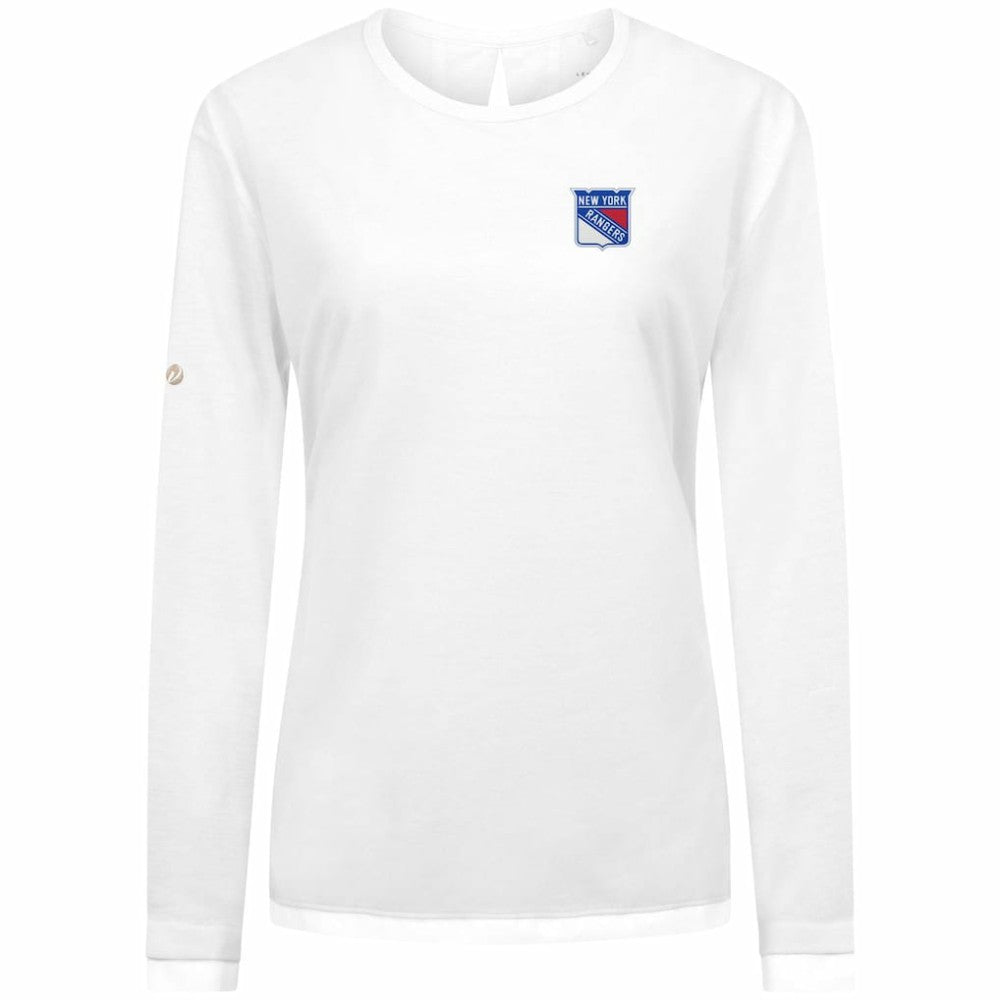New York Rangers Levelwear Women's Sequoia Primary Logo Long Sleeve T-Shirt Online