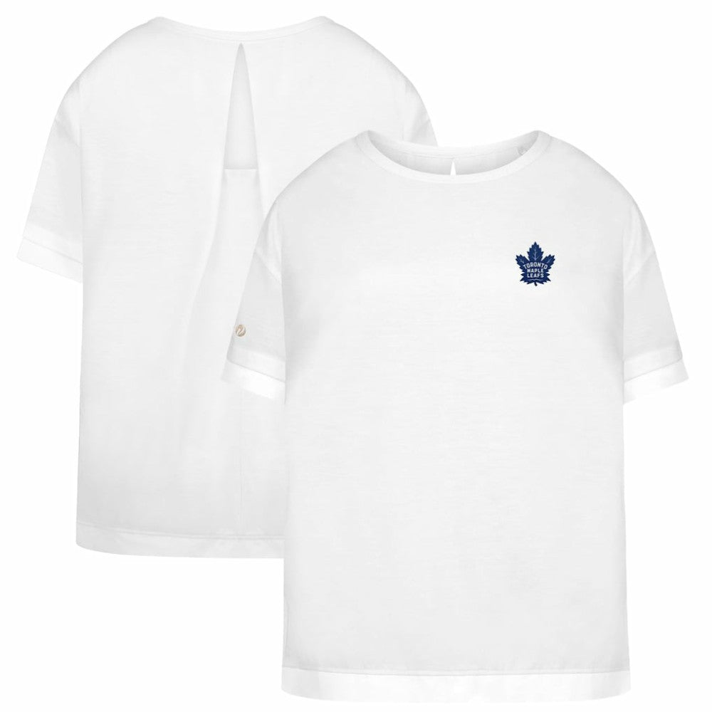Toronto Maple Leafs Levelwear Women's Tulip Primary Logo T-Shirt Discount