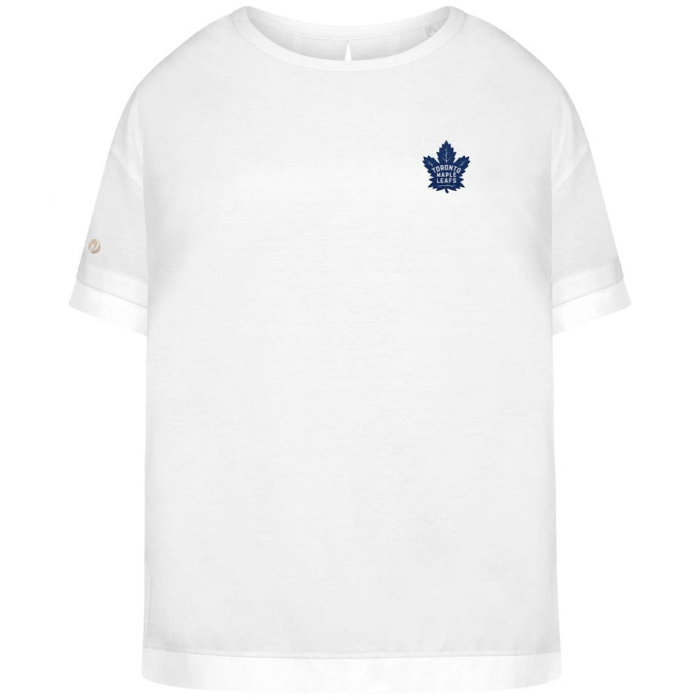 Toronto Maple Leafs Levelwear Women's Tulip Primary Logo T-Shirt Discount