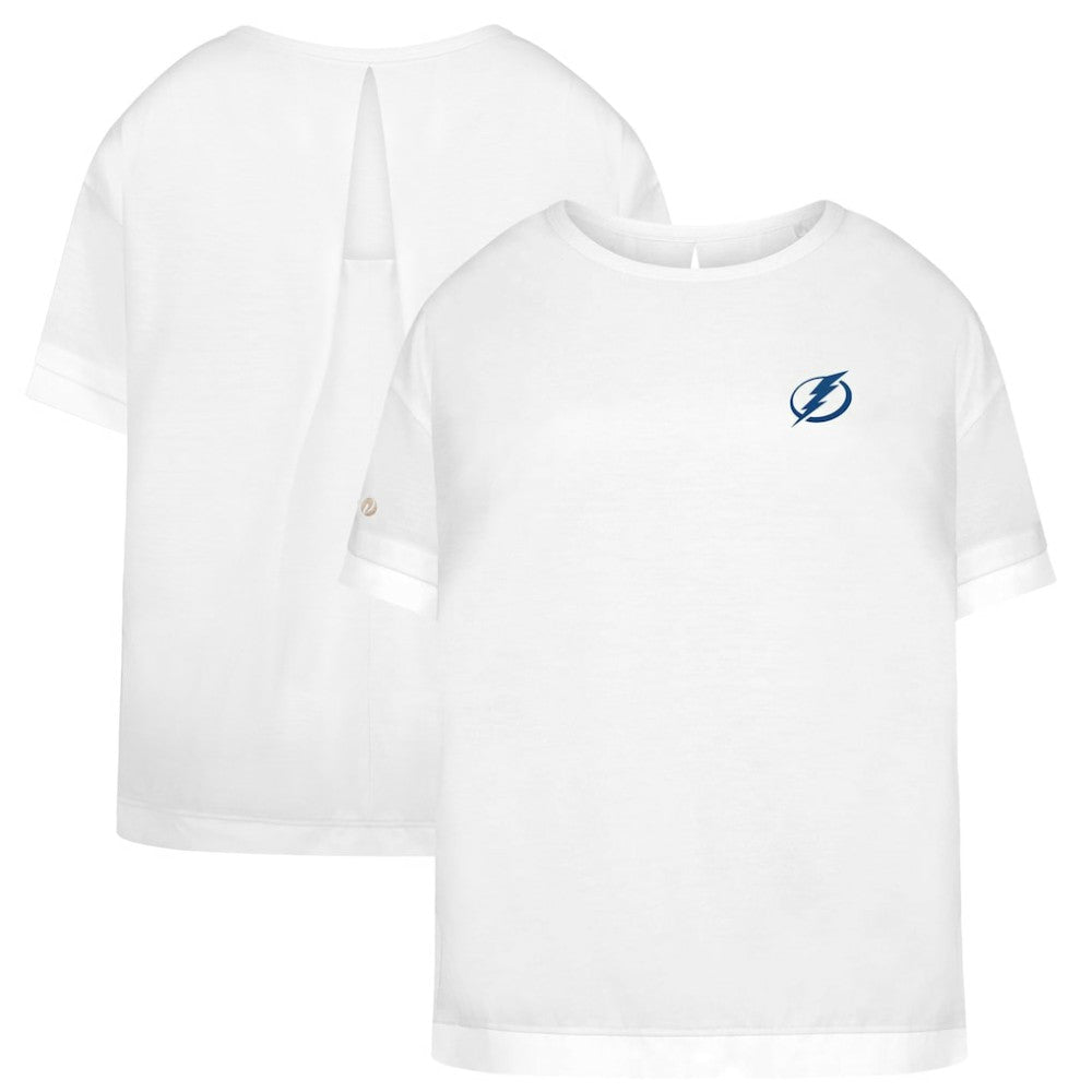 Tampa Bay Lightning Levelwear Women's Tulip Primary Logo T-Shirt Outlet