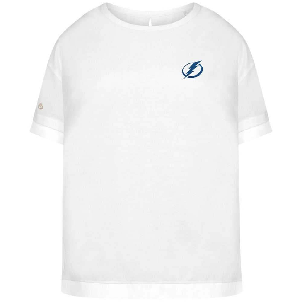 Tampa Bay Lightning Levelwear Women's Tulip Primary Logo T-Shirt Outlet