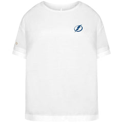Tampa Bay Lightning Levelwear Women's Tulip Primary Logo T-Shirt Outlet