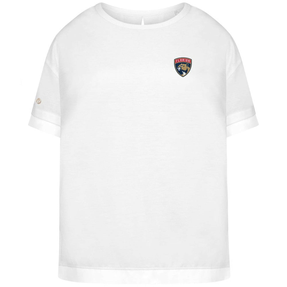 Florida Panthers Levelwear Women's Tulip Primary Logo T-Shirt Outlet