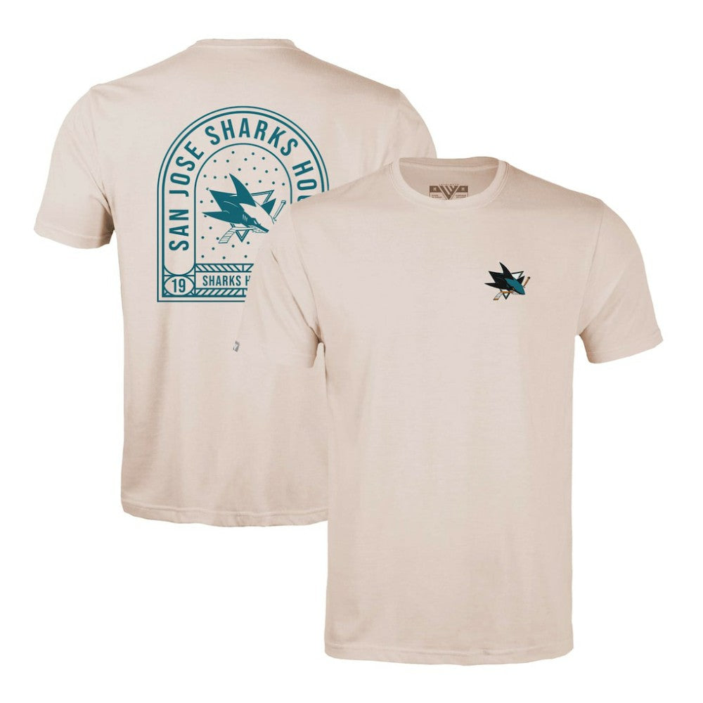 San Jose Sharks Levelwear Richmond Stained Glass T-Shirt For Sale
