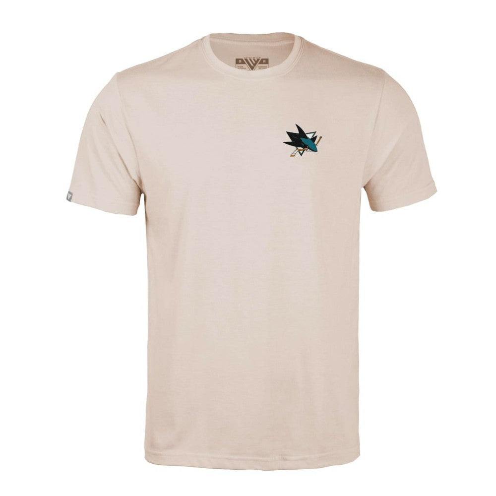 San Jose Sharks Levelwear Richmond Stained Glass T-Shirt For Sale