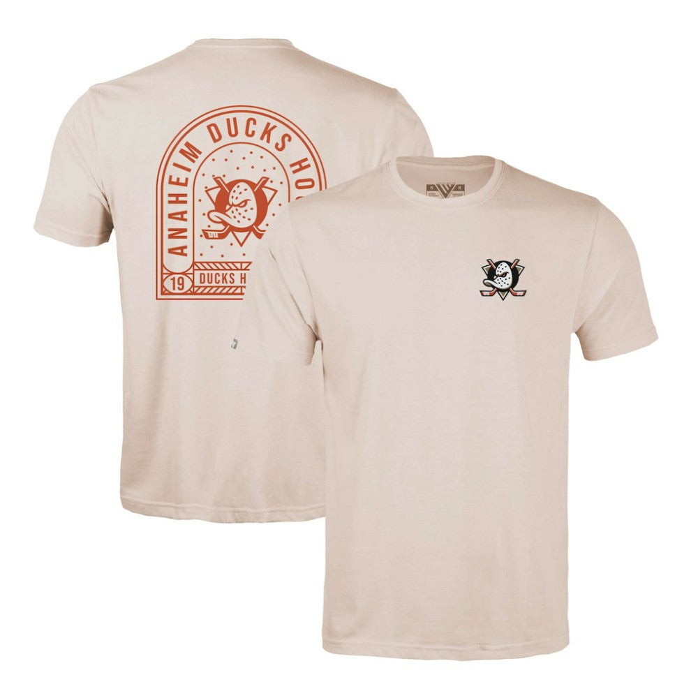 Anaheim Ducks Levelwear Richmond Stained Glass T-Shirt Discount