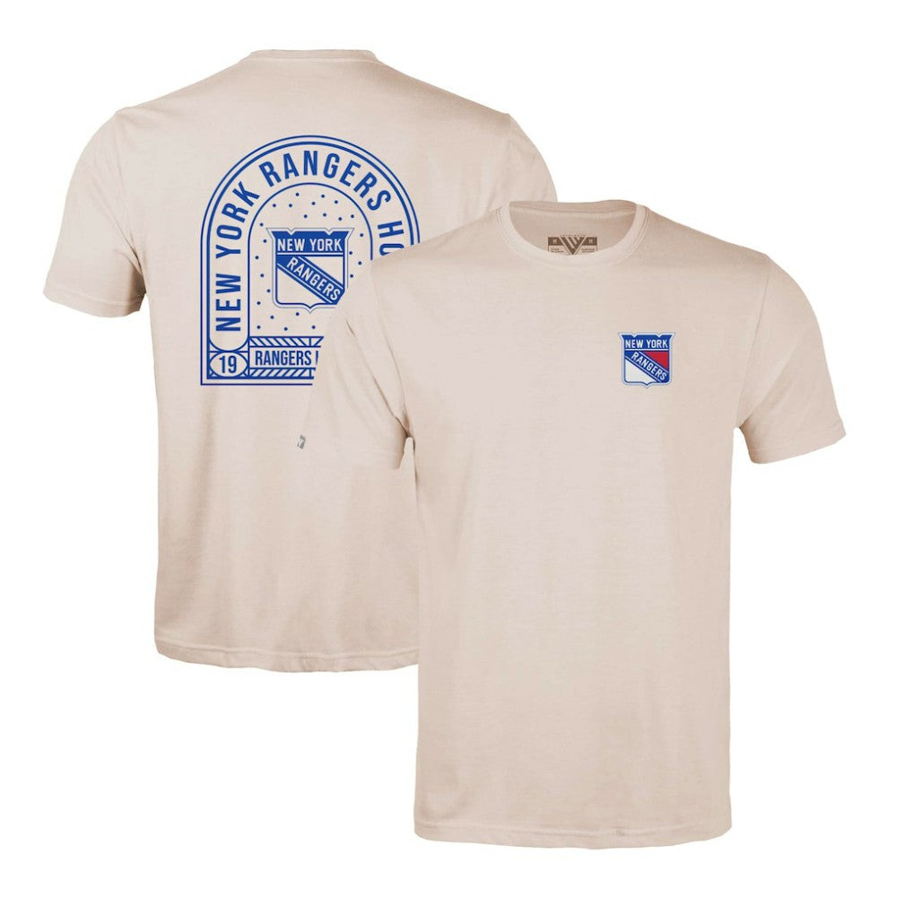 New York Rangers Levelwear Richmond Stained Glass T-Shirt On Sale