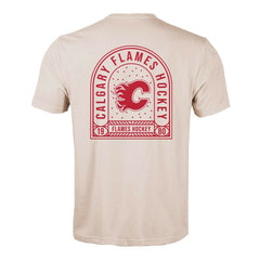 Calgary Flames Levelwear Richmond Stained Glass T-Shirt On Sale