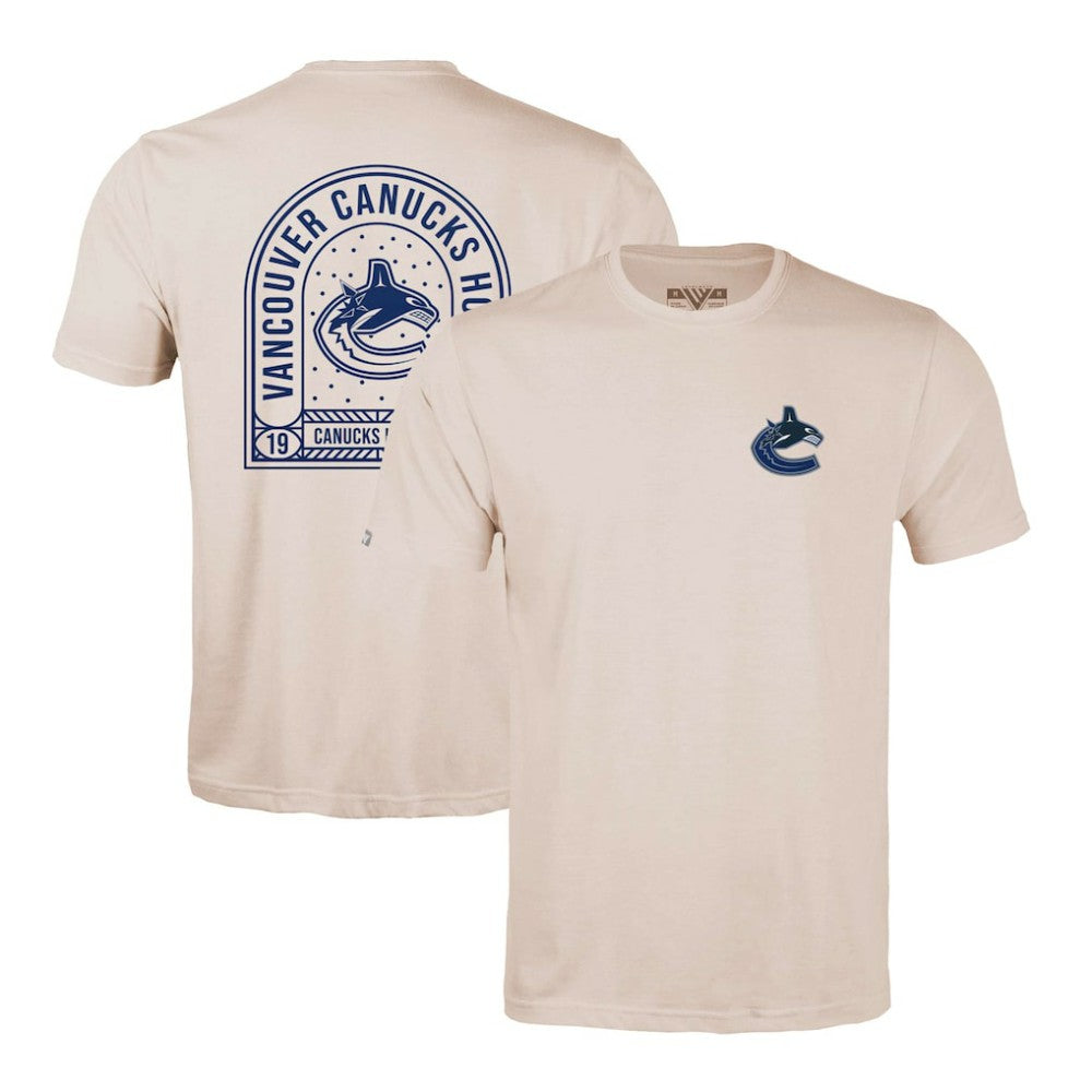Vancouver Canucks Levelwear Richmond Stained Glass T-Shirt For Sale