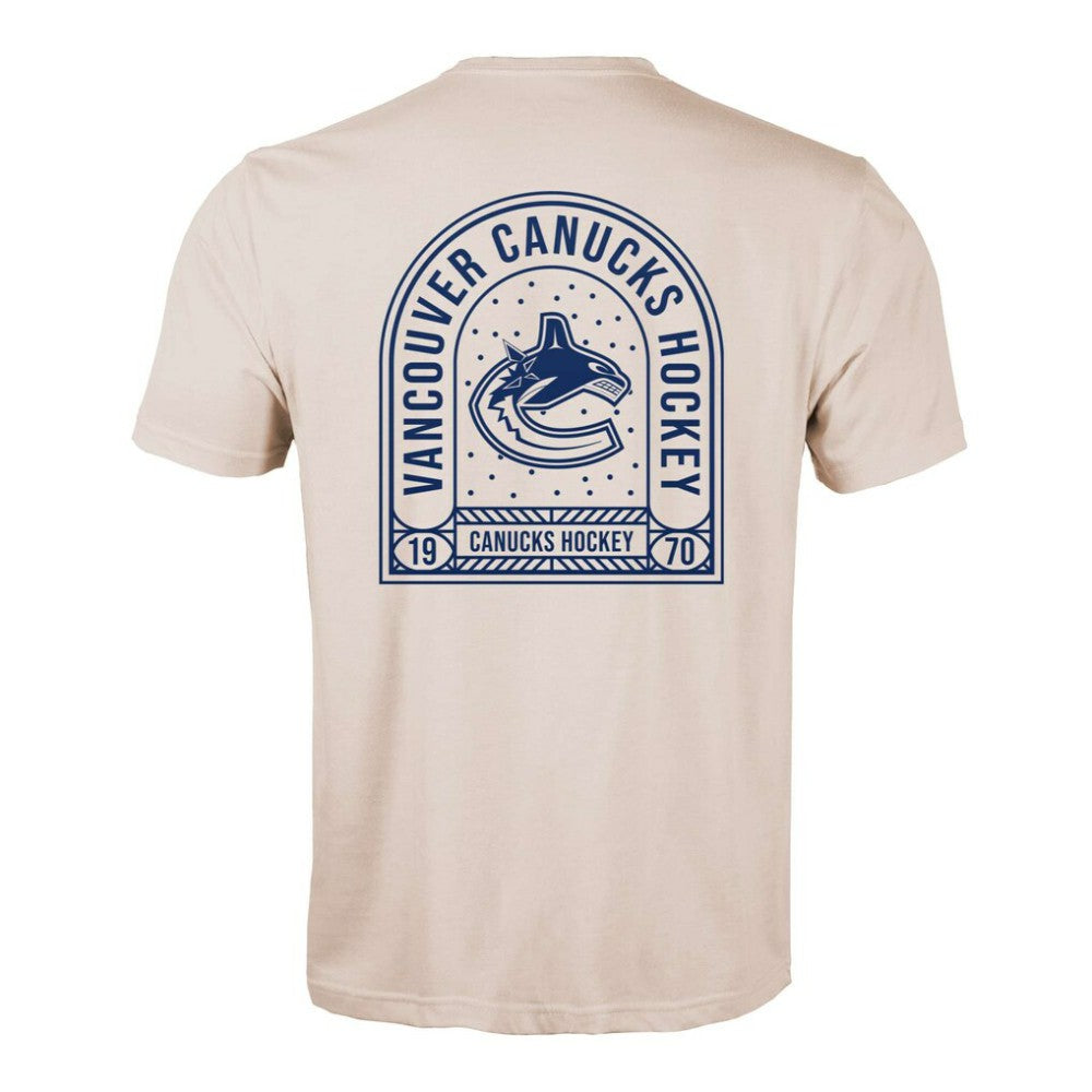 Vancouver Canucks Levelwear Richmond Stained Glass T-Shirt For Sale