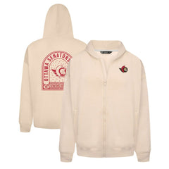 Ottawa Senators Levelwear Uphill Stained Glass Full-Zip Hoodie Jacket Outlet