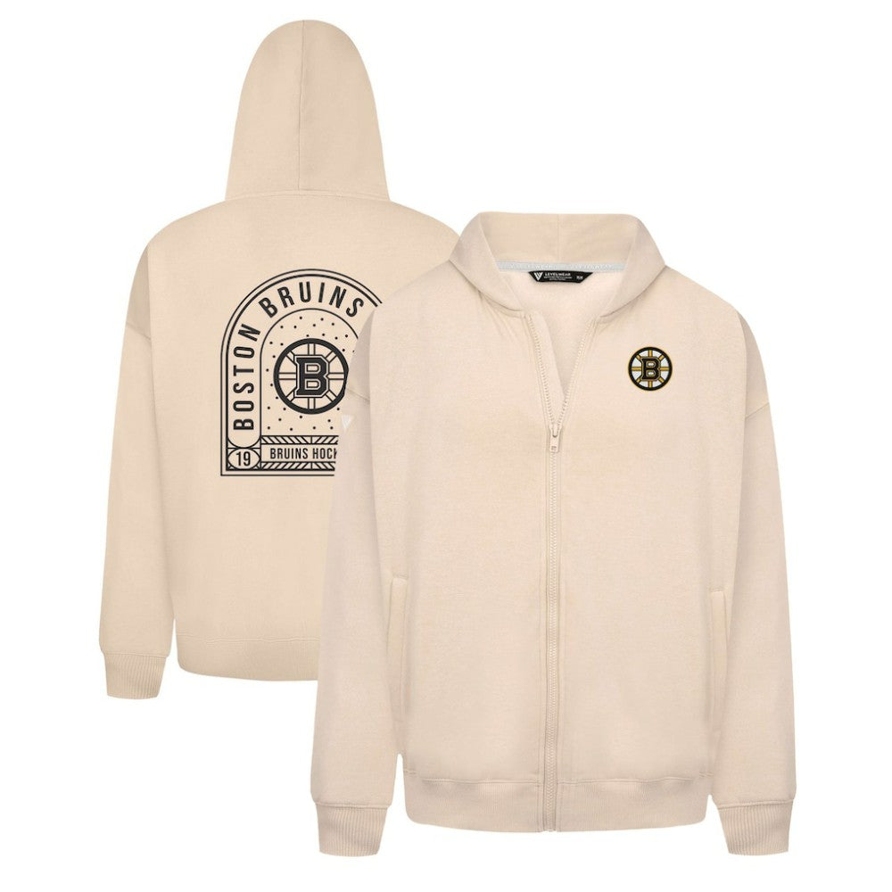 Boston Bruins Levelwear Uphill Stained Glass Full-Zip Hoodie Jacket Online