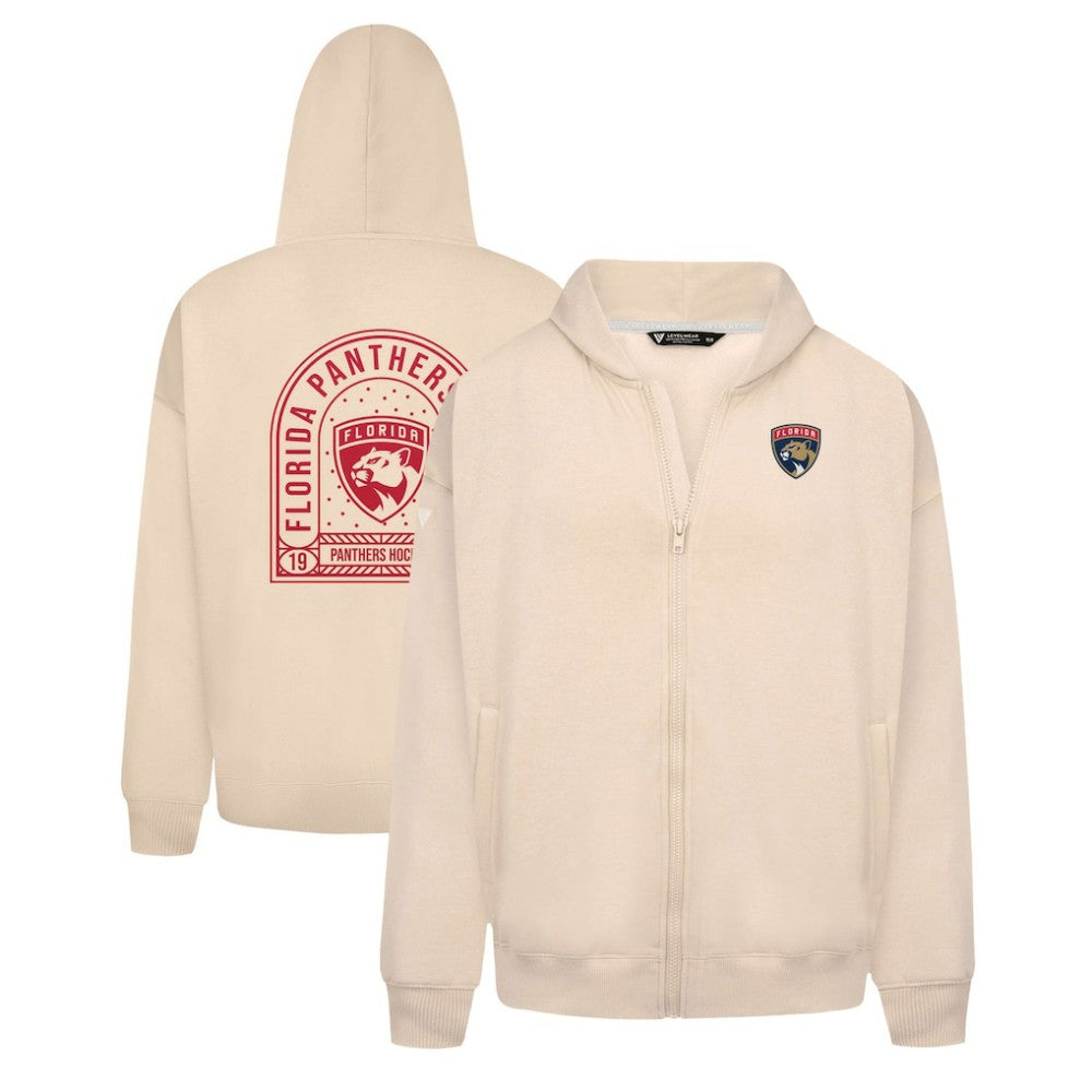 Florida Panthers Levelwear Uphill Stained Glass Full-Zip Hoodie Jacket On Sale