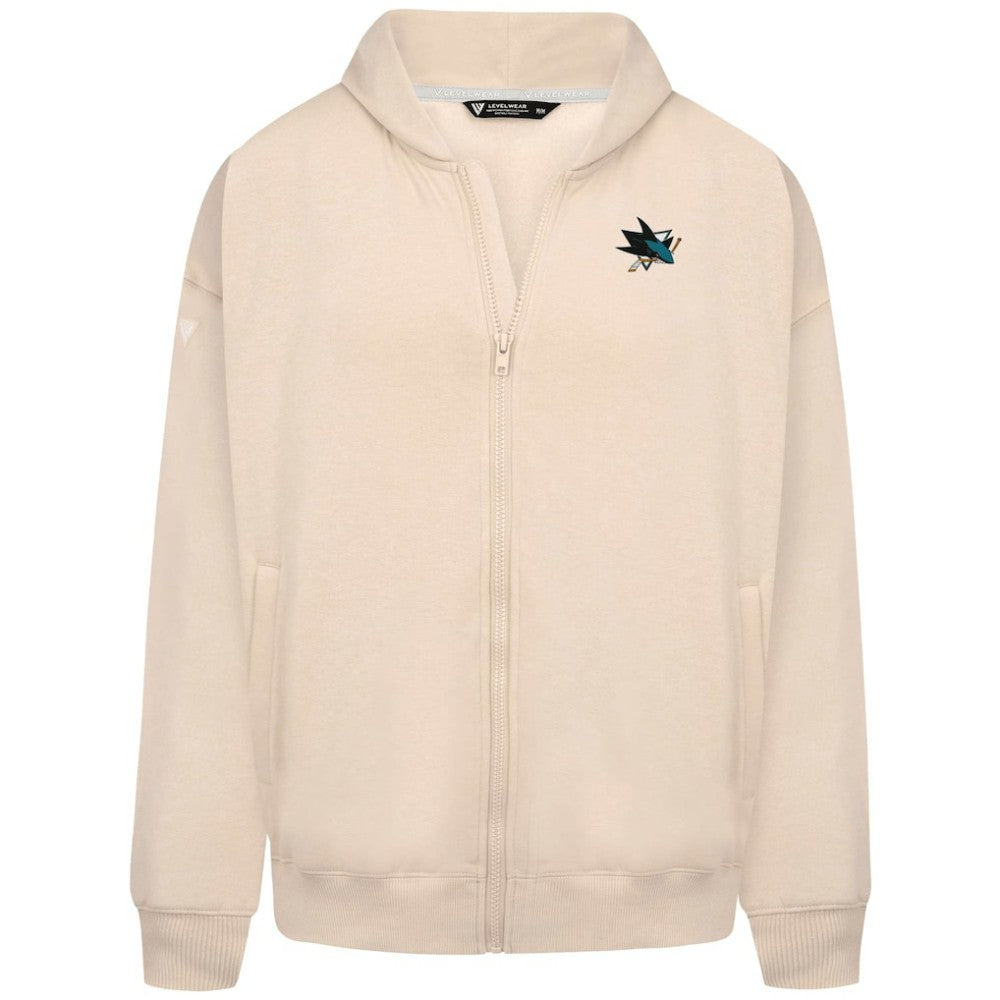 San Jose Sharks Levelwear Uphill Stained Glass Full-Zip Hoodie Jacket On Sale