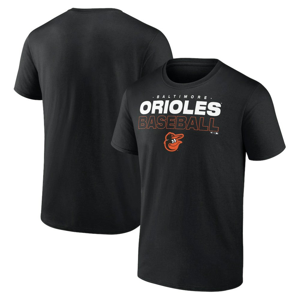 Baltimore Orioles Stacked Baseball T-Shirt | MLB Outlet