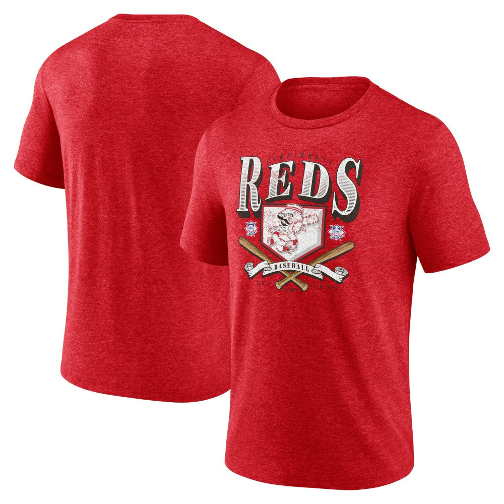 Cincinnati Reds Home Tri-Blend T-Shirt | MLB Sale