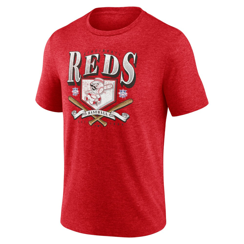 Cincinnati Reds Home Tri-Blend T-Shirt | MLB Sale