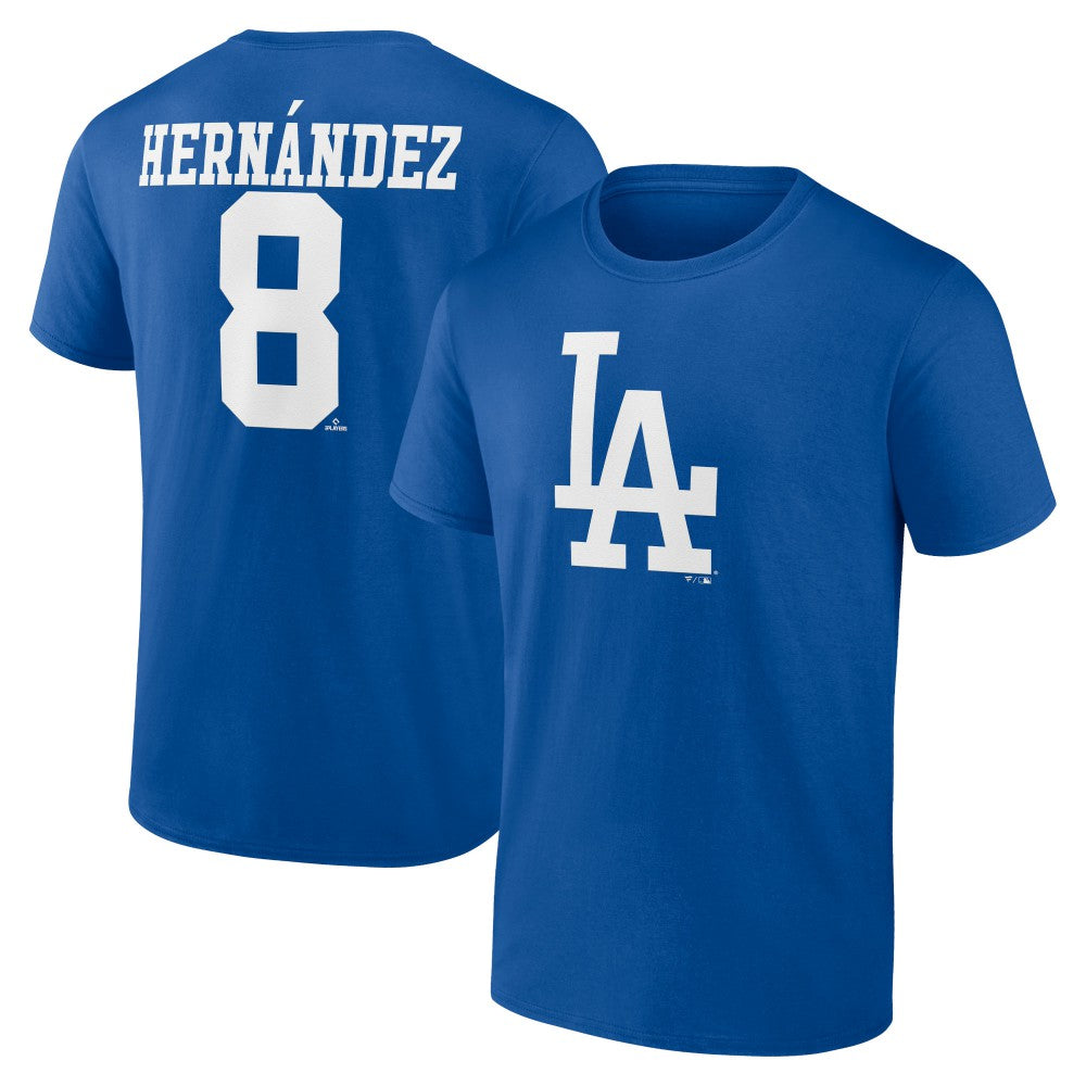 Enrique Hernandez Los Angeles Dodgers Icon Player Name & Number T-Shirt | MLB On Sale