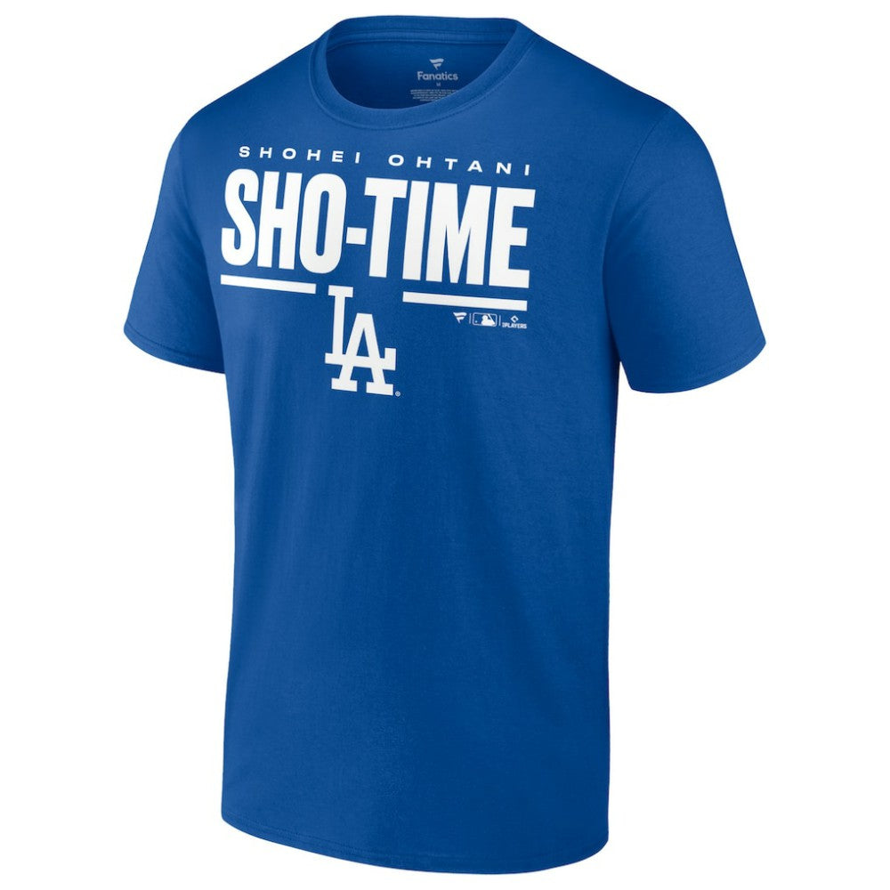 Shohei Ohtani Los Angeles Dodgers Sho-Time Horizontal T-Shirt | MLB On Sale